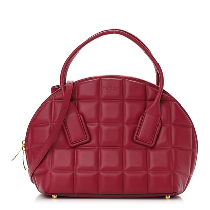 Bottega Veneta Butter Calfskin Padded Swoop Amaranto 1 of 9