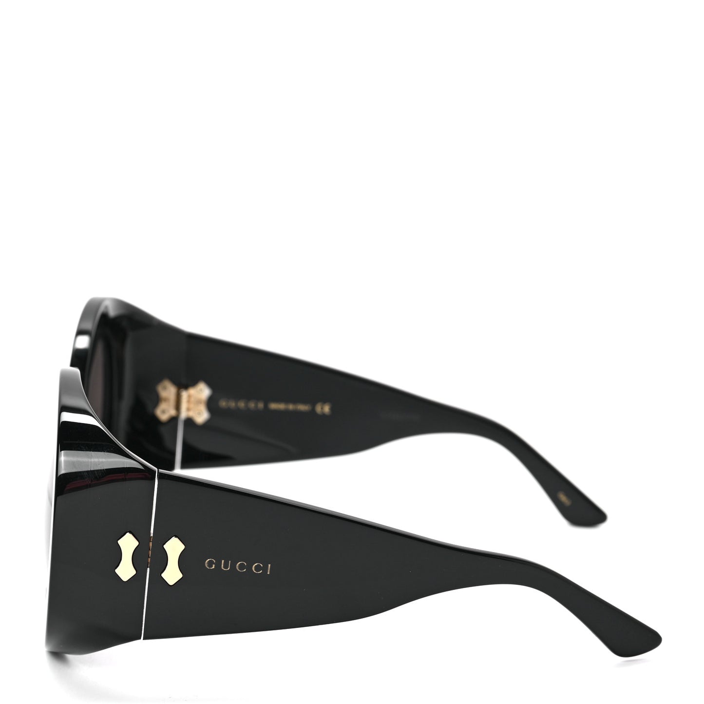 Acetate Round Sunglasses GG0779S Black