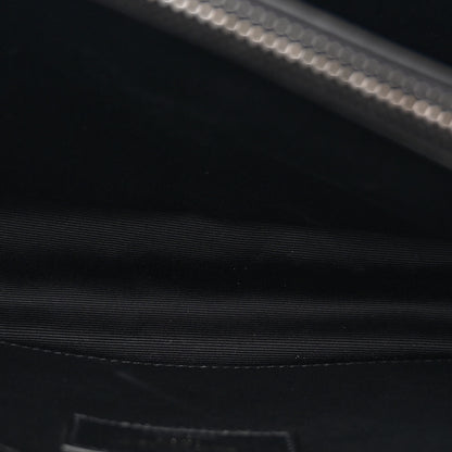 Saint Laurent Sheepskin Matelasse Chevron Monogram Large College Satchel Black 6 of 11