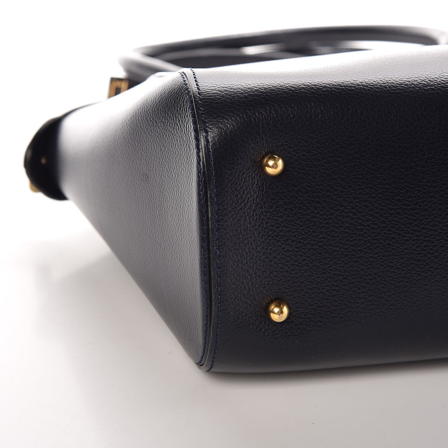 Grained Calfskin Charme Tote Jumping Marine