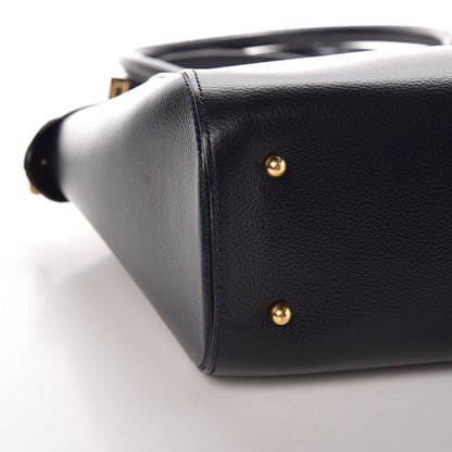 Delvaux Grained Calfskin Charme Tote Jumping Marine 9 of 10