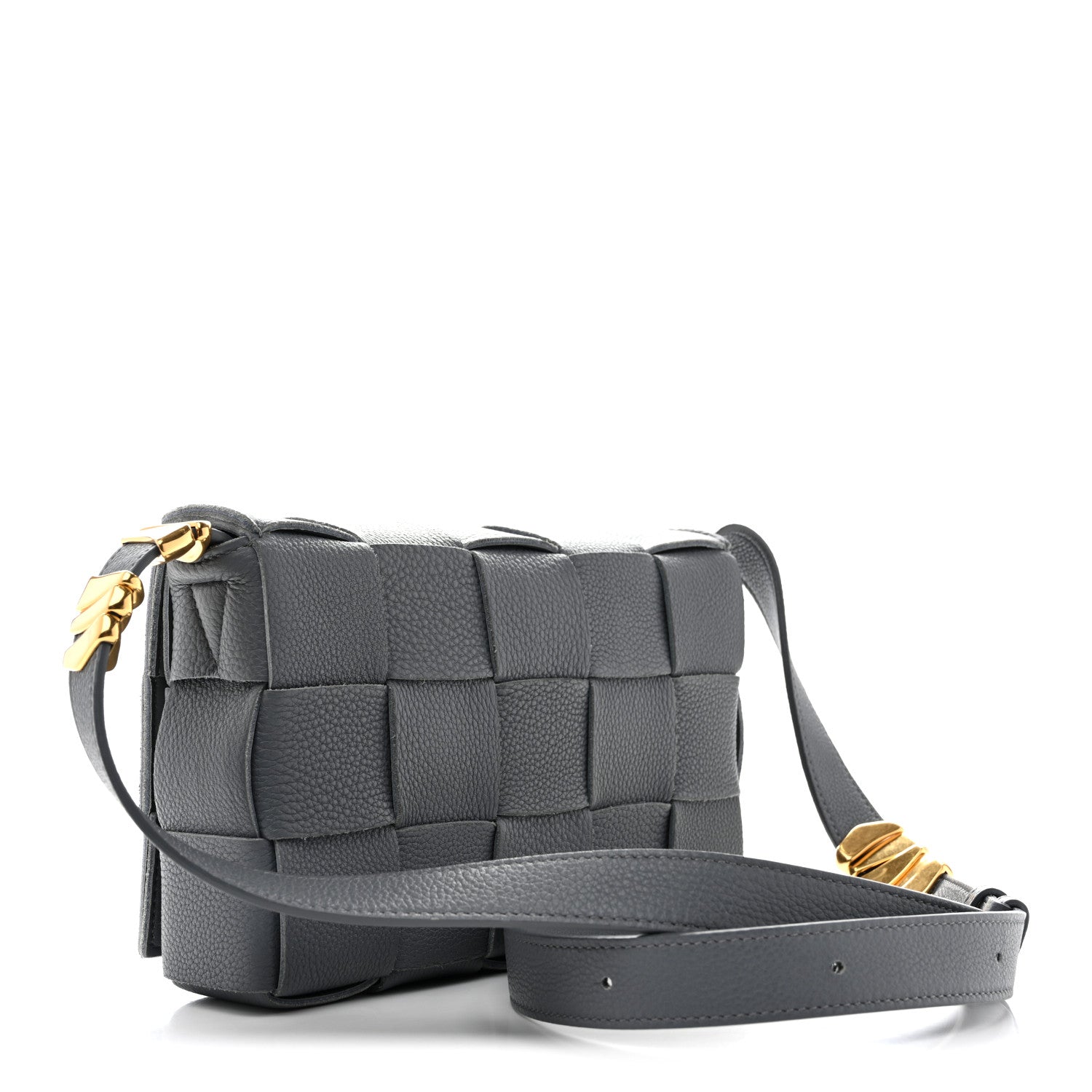 Bottega Veneta Grained Calfskin Maxi Intrecciato Cassette