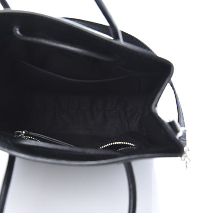 Balenciaga Calfskin Logo XXS Shopping Tote Black 5 of 10