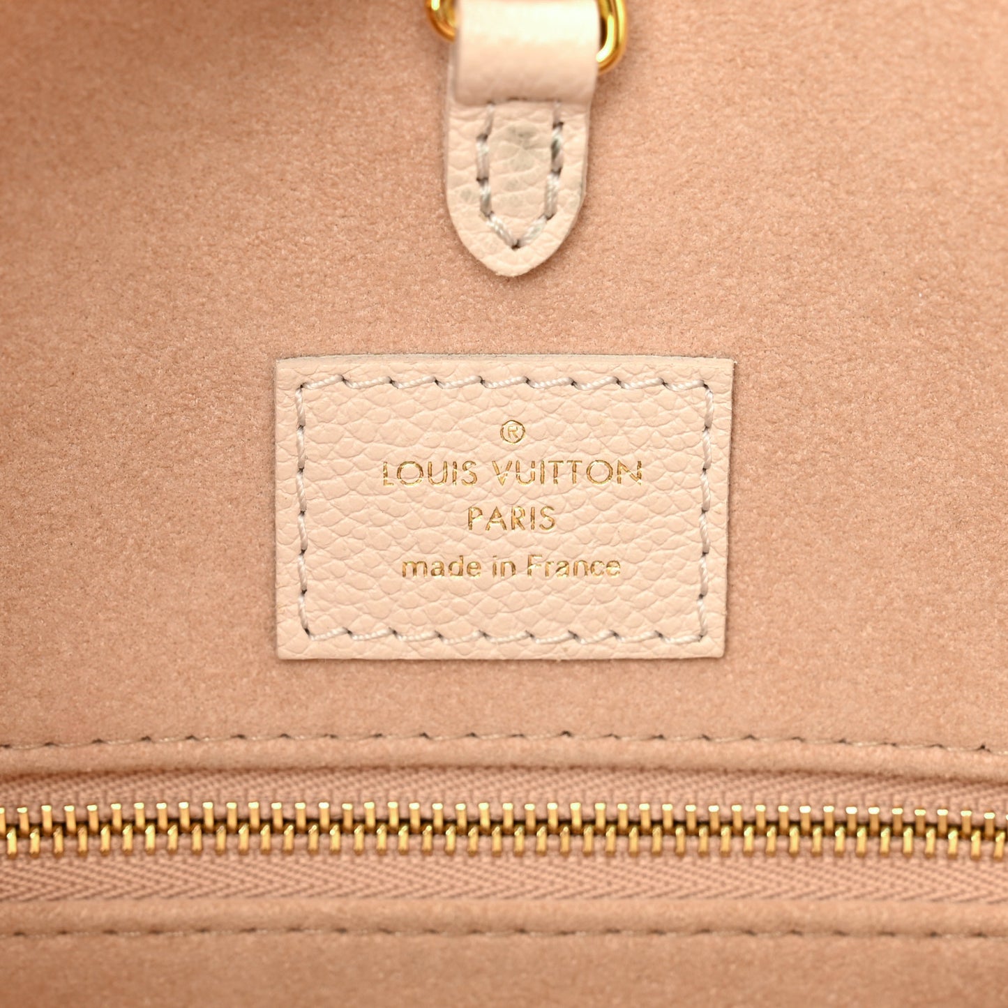 Empreinte Monogram Spring In The City Onthego MM Kaki Beige Cream