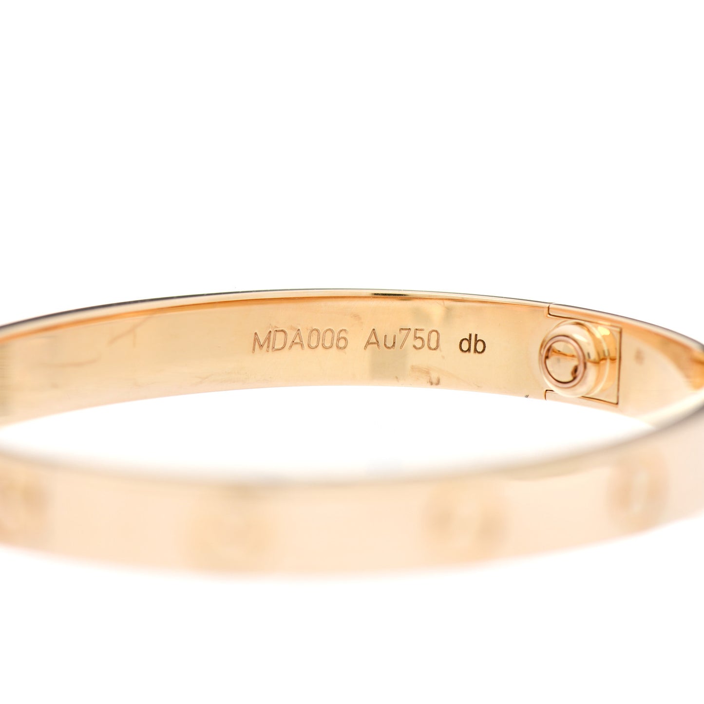 18K Yellow Gold LOVE Bracelet 15