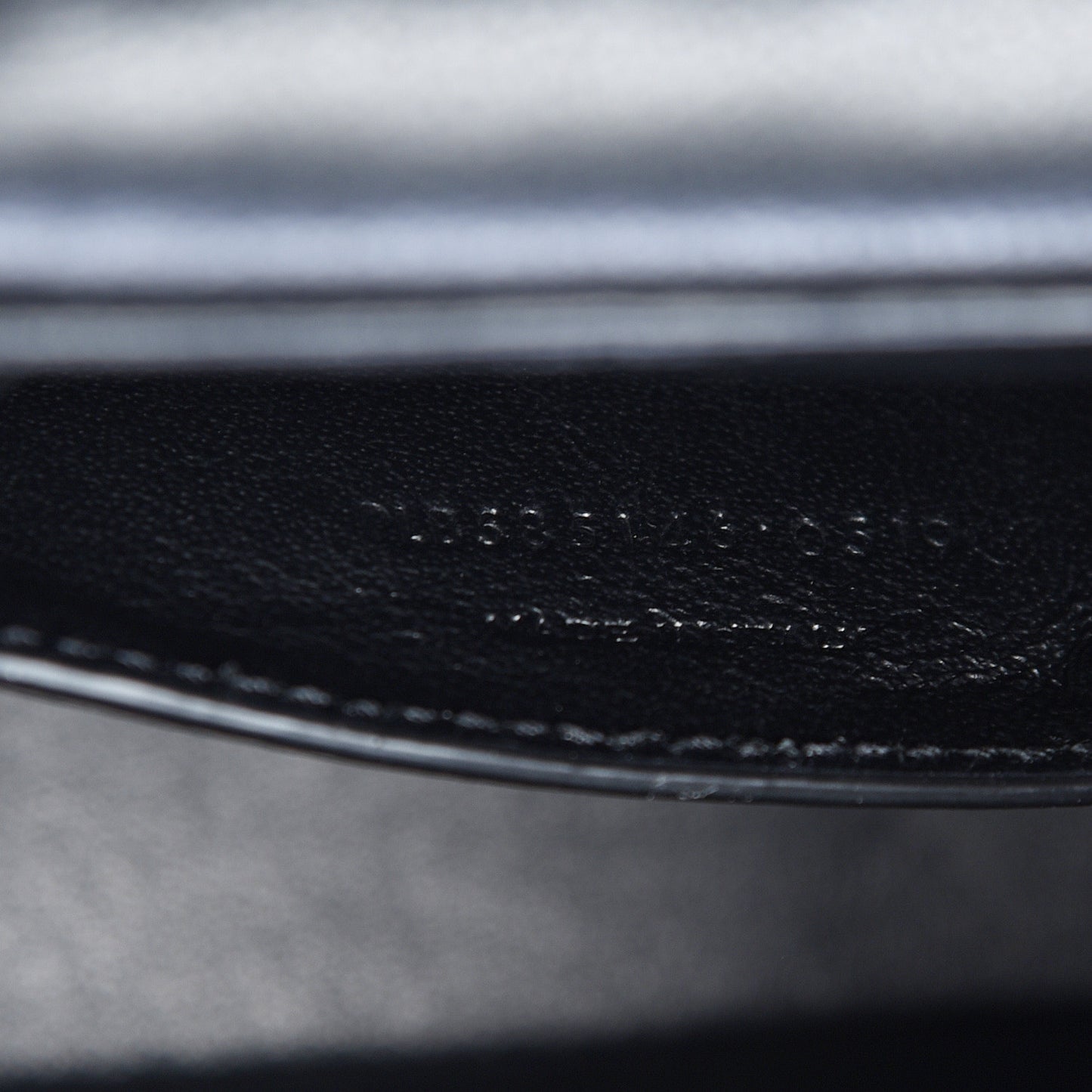 Patent Matelasse Monogram Vicky Vanity Black