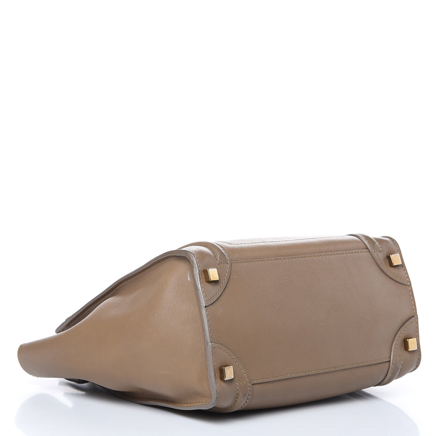 Smooth Calfskin Micro Luggage Camel