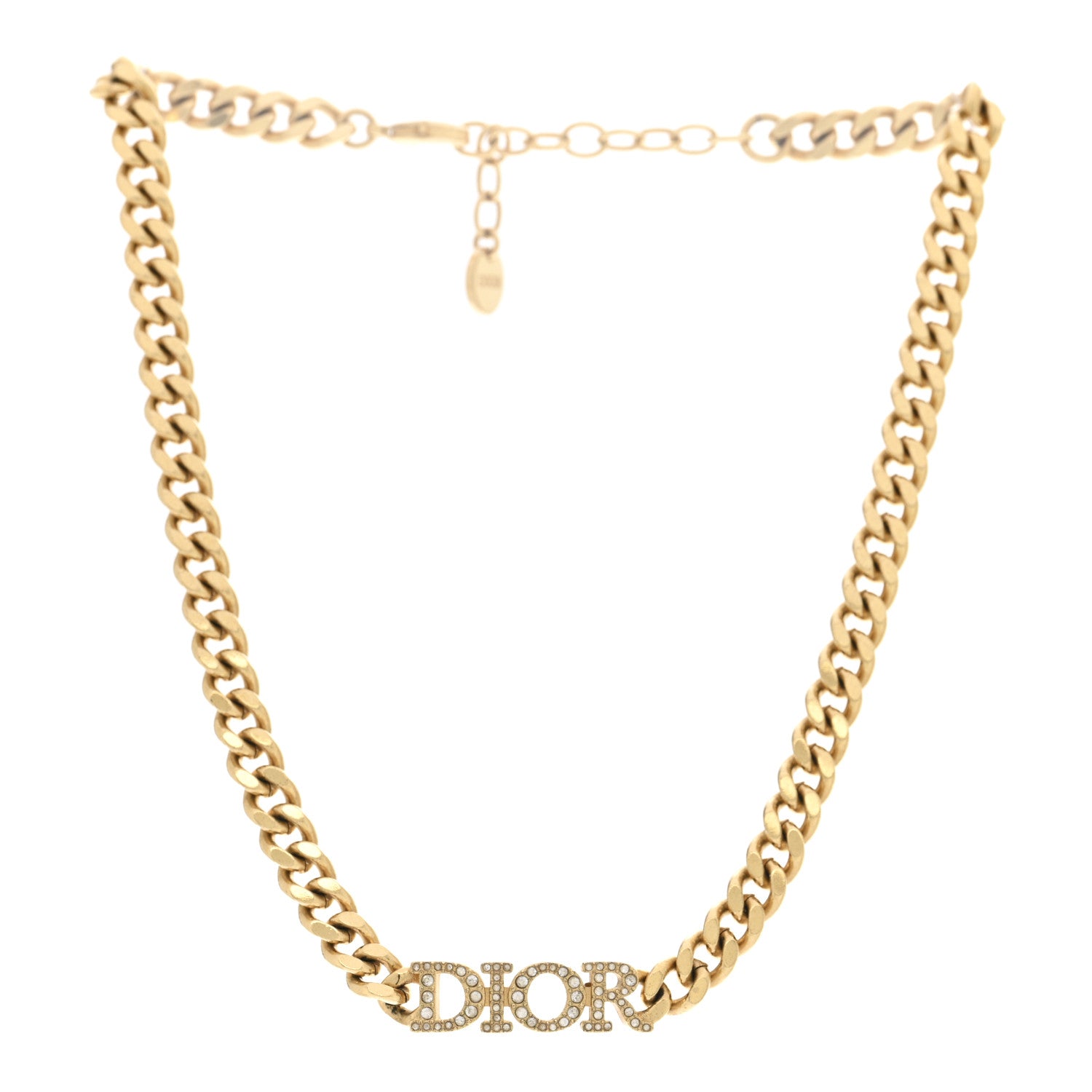 Christian Dior Metal Crystal Dio(r)evolution Choker Gold 1747009