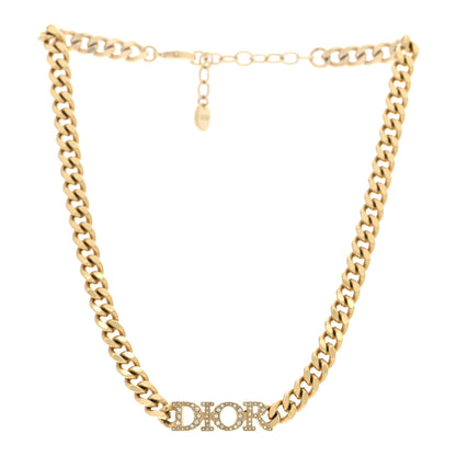 Christian Dior Metal Crystal Dio(r)evolution Choker Gold 3 of 5