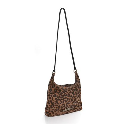 Chrome Hearts Pony Hair Calfskin Leopard Print Hobo Bag Brown 2 of 9