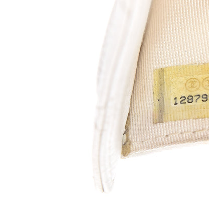 Chanel Caviar Quilted Large Flap Wallet White 8 of 13