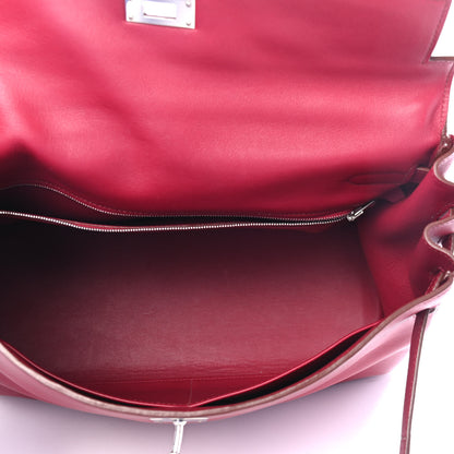 Hermes Swift Kelly Retourne 35 Rubis 4 of 10