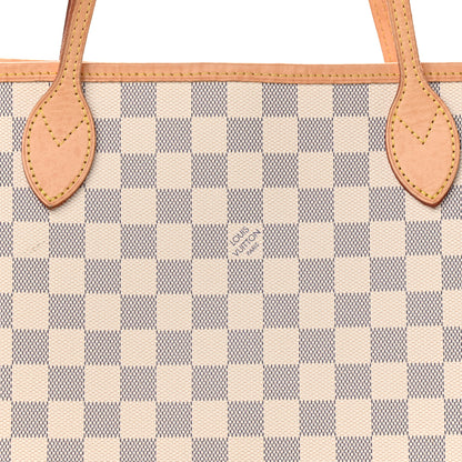Louis Vuitton Damier Azur Neo Neverfull MM Rose Ballerine 10 of 12