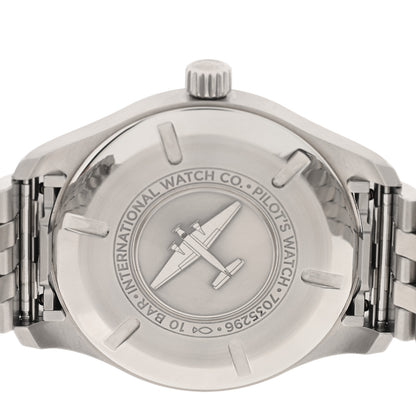 IWC Stainless Steel 40mm Pilot Mark XVII Automatic Watch Blue IW328204 4 of 5