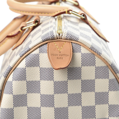 Louis Vuitton Damier Azur Speedy 30 8 of 10