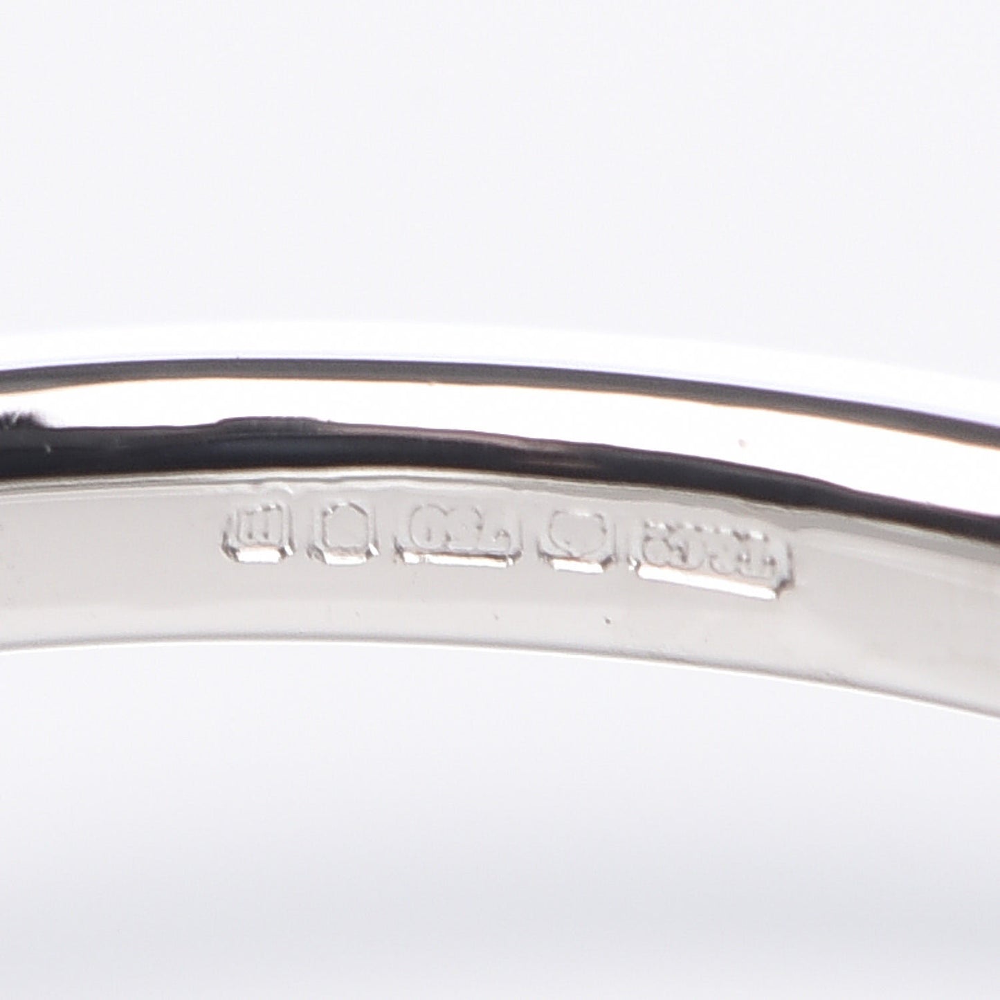 18K White Gold Diamond .17ct Frank Gehry Torque Ring 49 5
