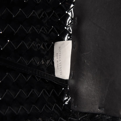 Bottega Veneta Spazzolato Nappa Intrecciato Medium Moon Cabat Black 7 of 14