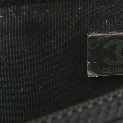 Chanel Patent Calfskin Quilted Reissue Wallet On Chain WOC So Black 8 of 12