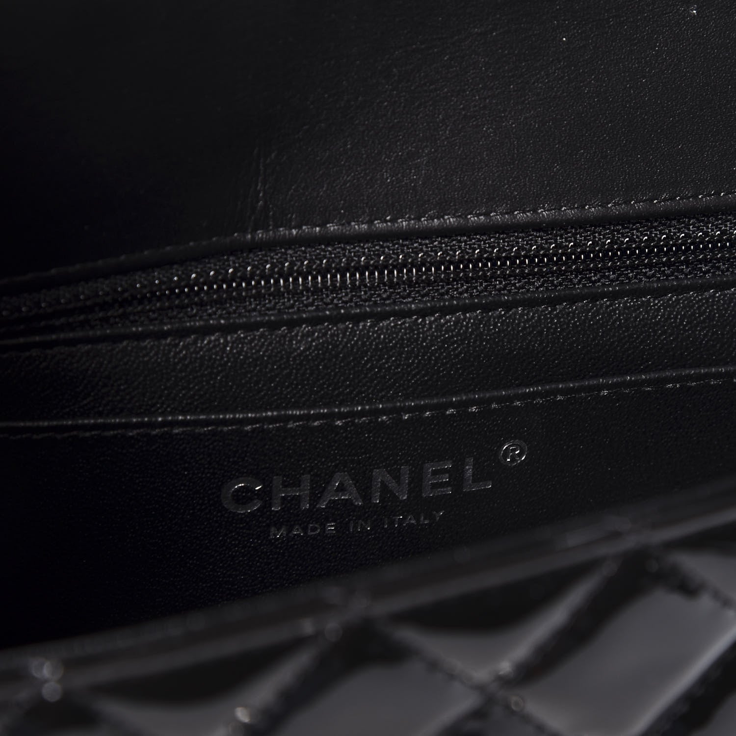 Chanel Patent Calfskin Quilted Bi-Color Mini Rectangular Flap Pink Black 7 of 9