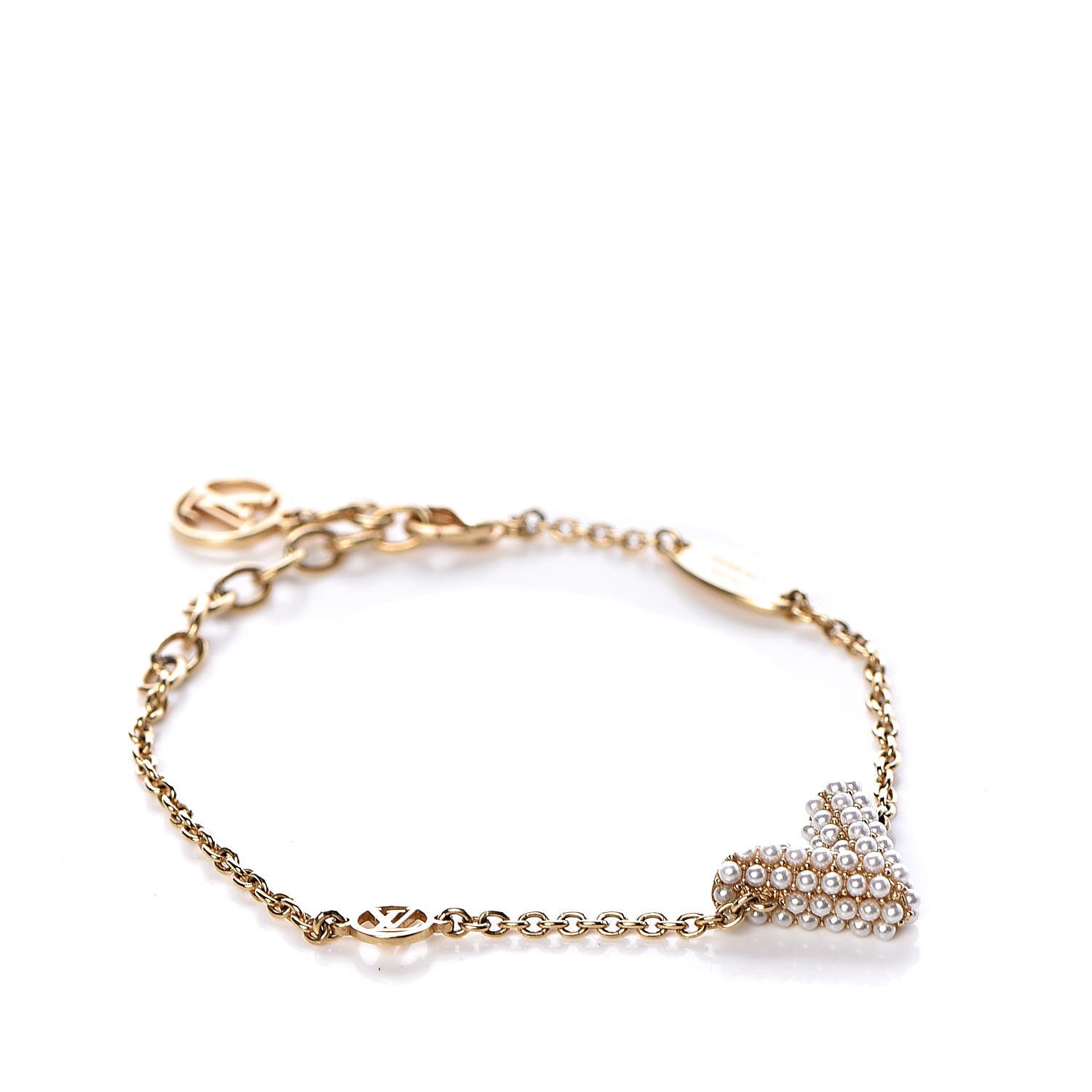 Louis Vuitton Essential V Perle Bracelet Gold 1 of 5