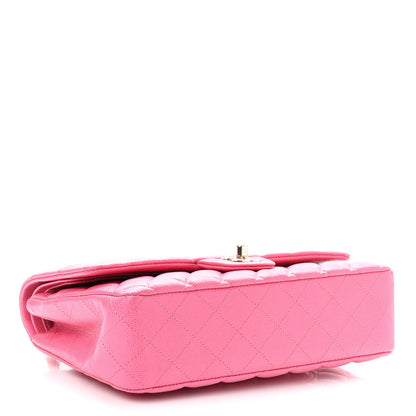 Chanel Caviar Quilted Medium Double Flap Pink 4 of 12