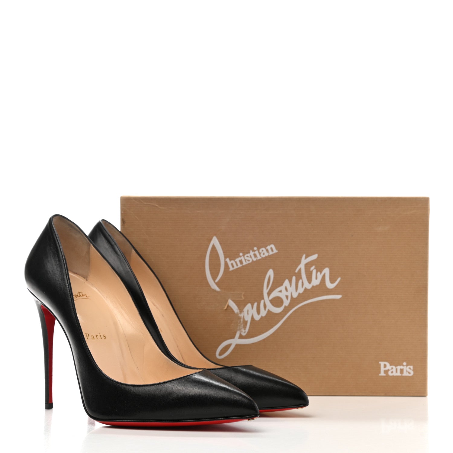 Christian Louboutin Kid Pigalle Follies 100 Pumps 38.5 Black 10 of 10
