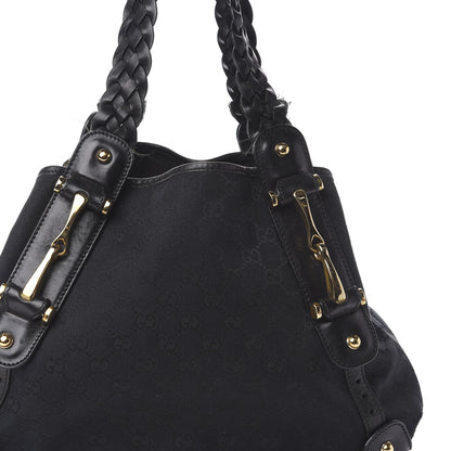 Gucci Monogram Small Pelham Shoulder Bag Black 12 of 14