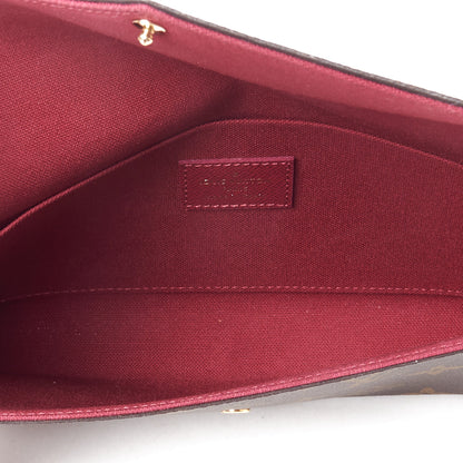Louis Vuitton Monogram Pochette Felicie Chain Wallet Fuchsia 7 of 8