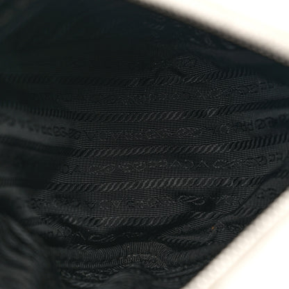 Prada Grace Lux Triangle Shoulder Bag White 5 of 12