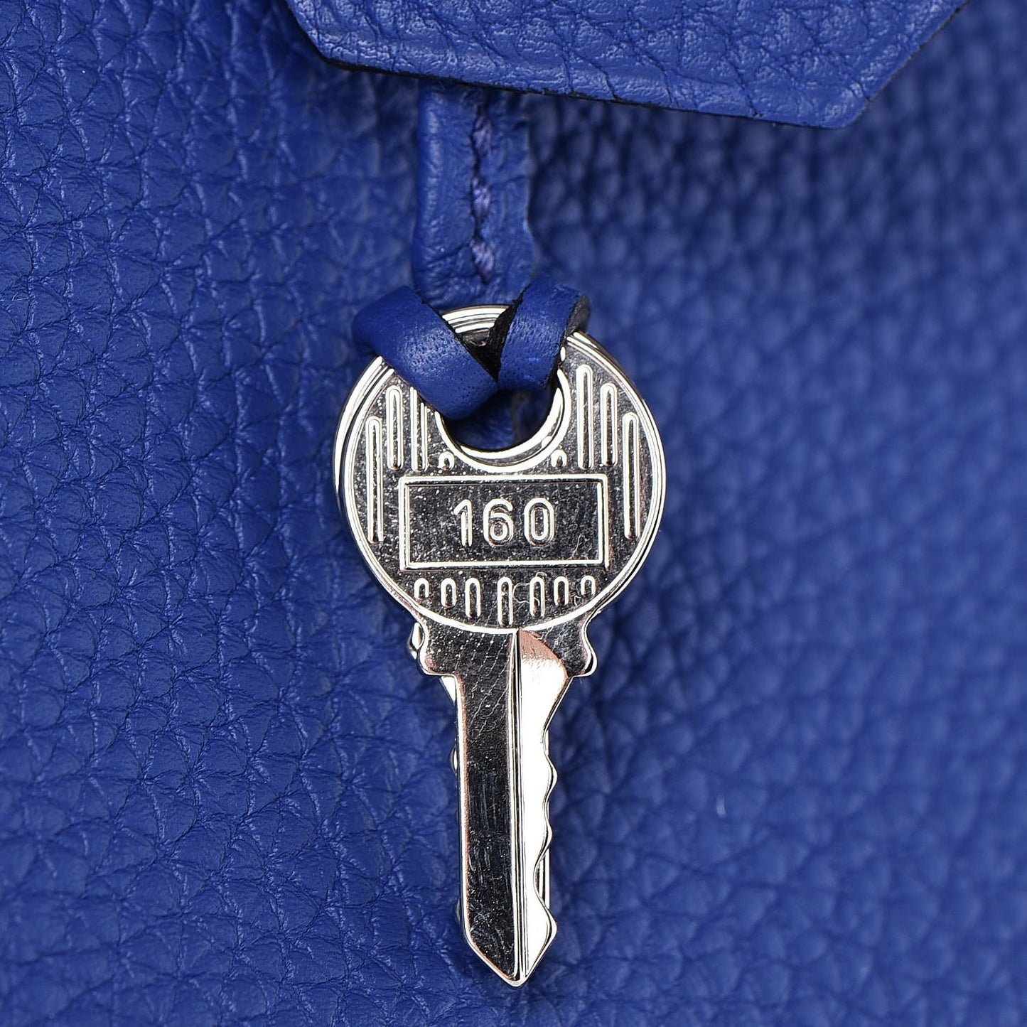 Togo Birkin 25 Bleu Electrique