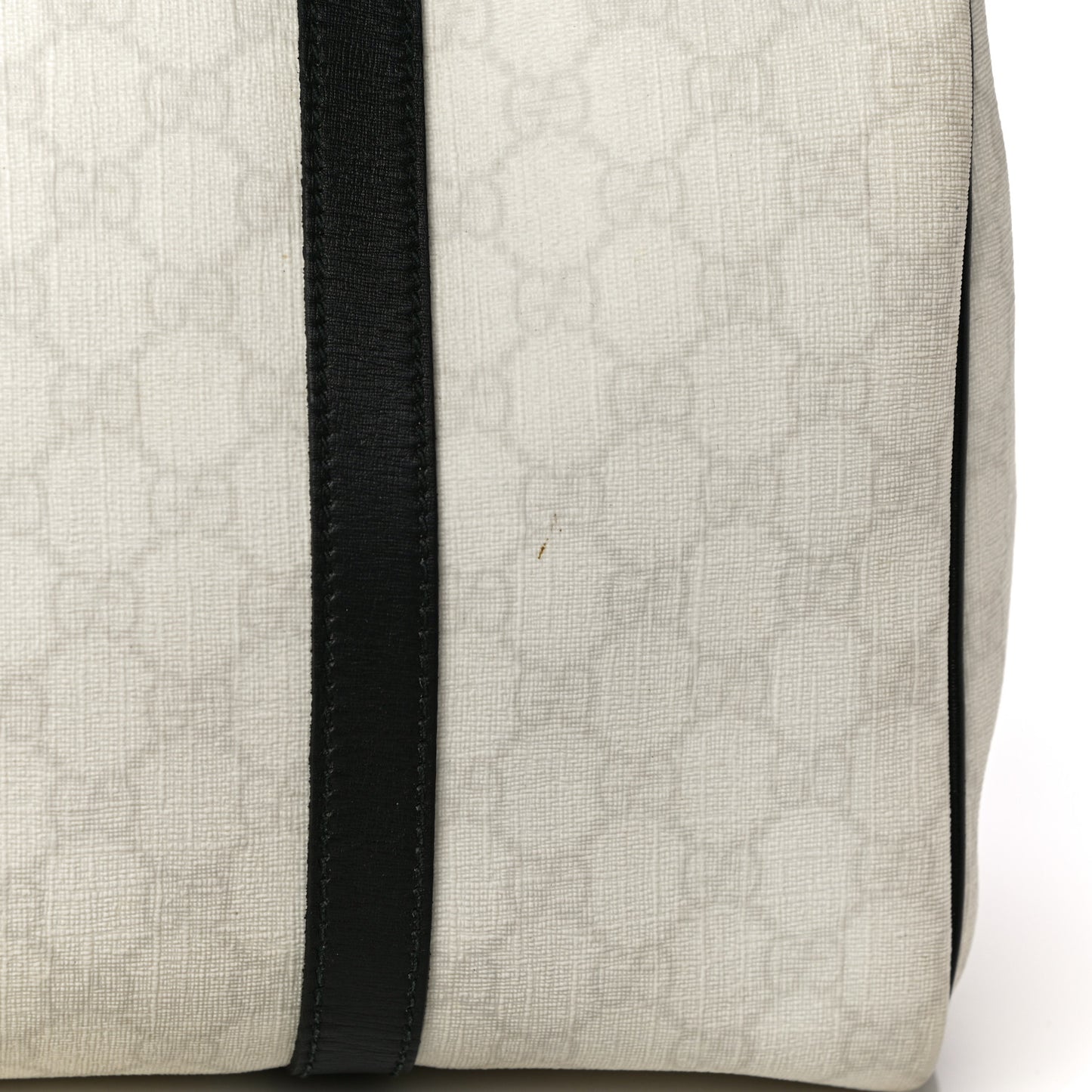 GG Plus Monogram Medium Joy Boston White Black