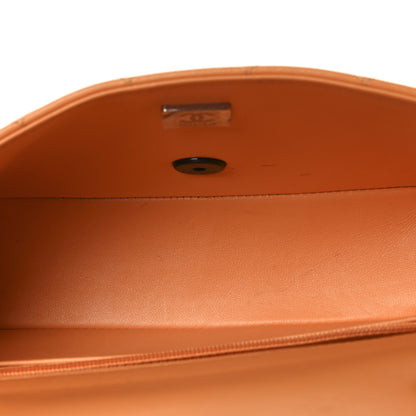 Chanel Lambskin Quilted Mini Rectangular Flap Orange 5 of 14