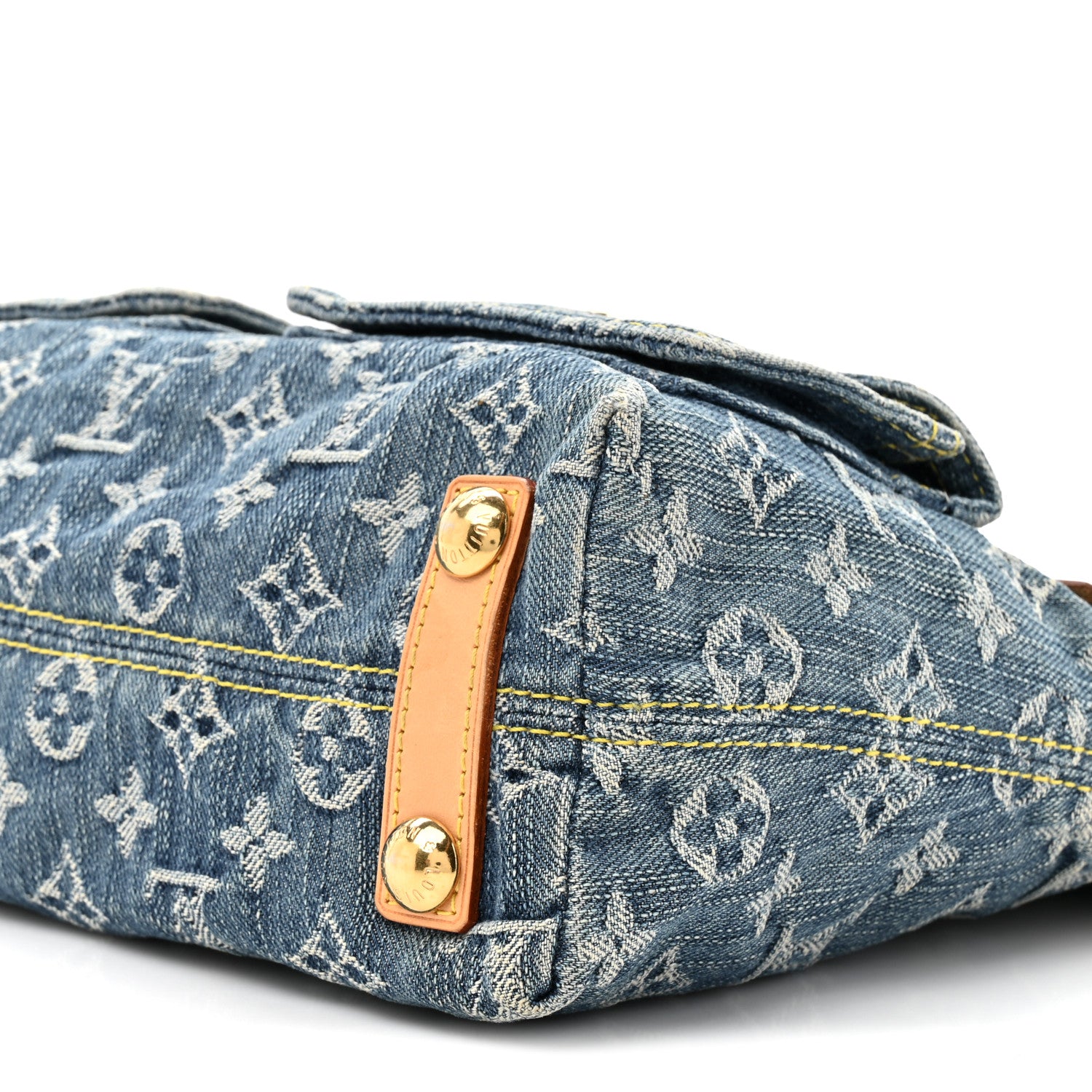 Louis Vuitton Monogram Denim Baggy PM Blue 9 of 10