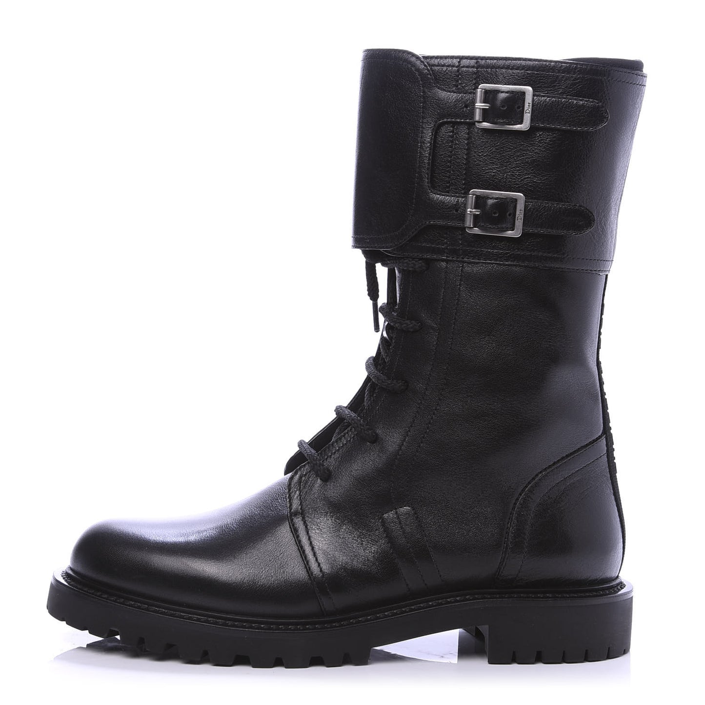 Calfskin Ground Low Boot 39 Black