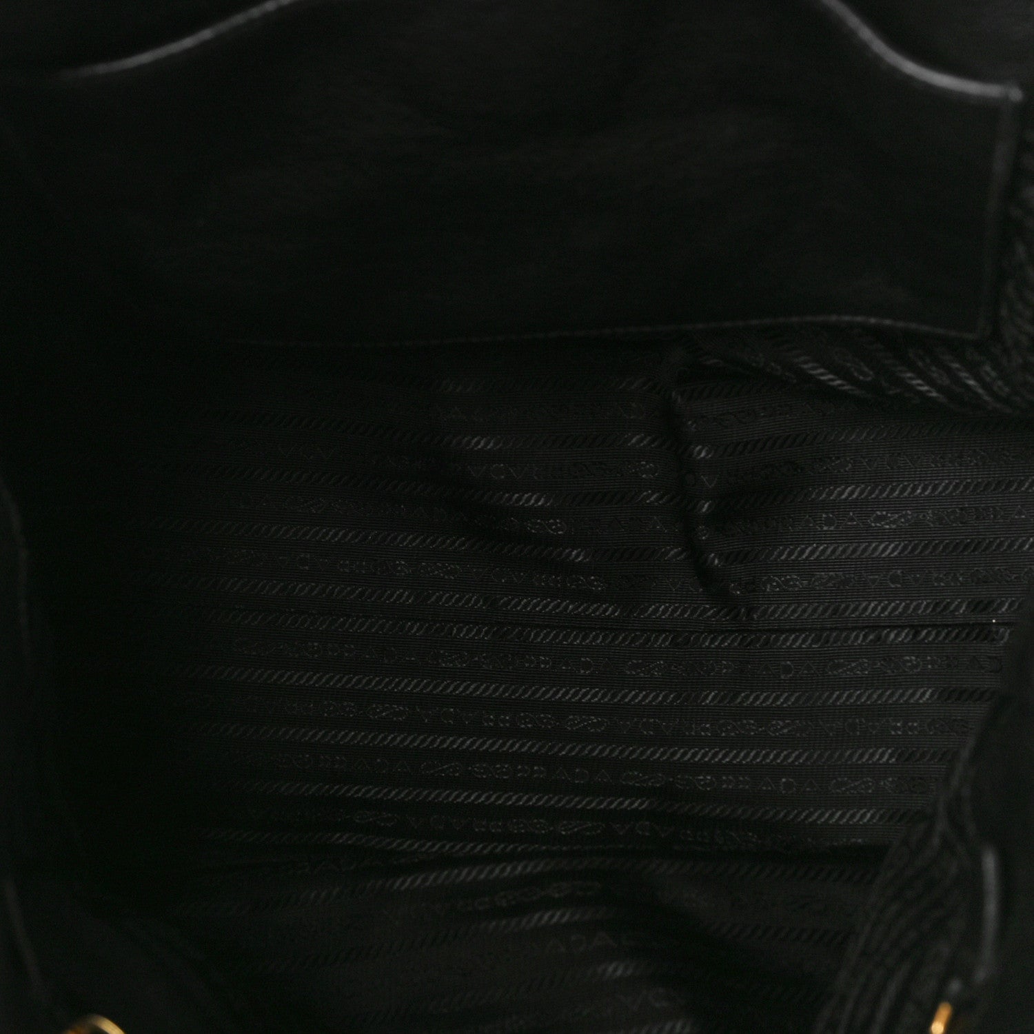 Prada Vitello Daino Shopping Tote Black 5 of 9