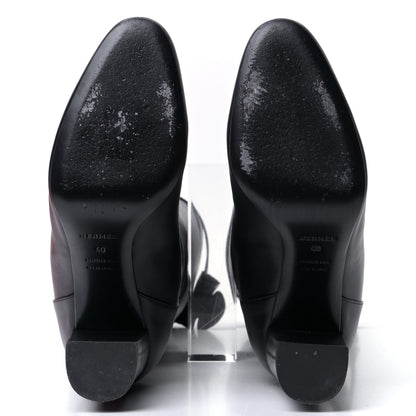 Hermes Heritage Calfskin Story Boots 40 Black 12 of 17