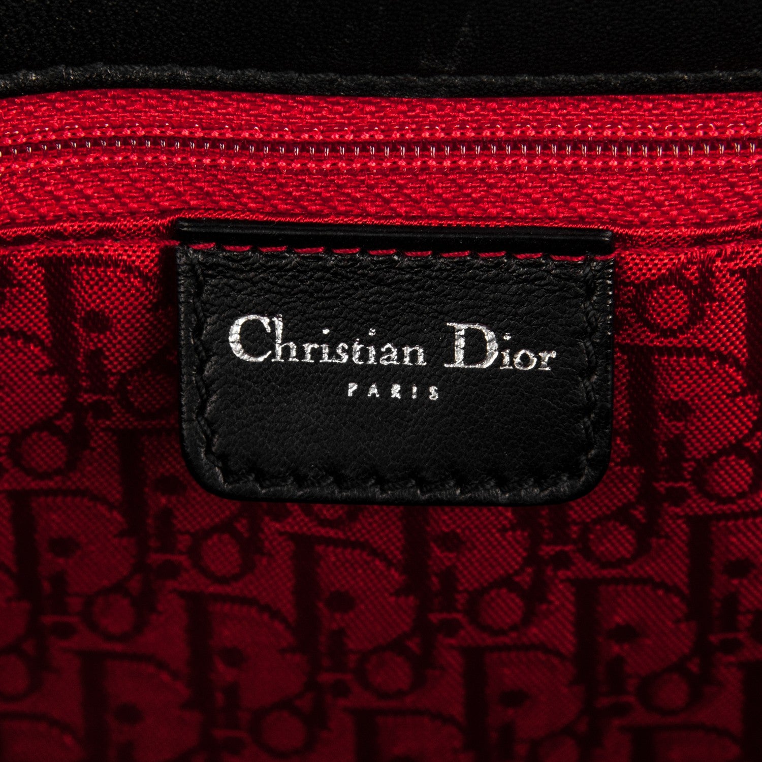 Christian Dior Lambskin Cannage Large Lady Dior Shopper Tote Black 6 of 7