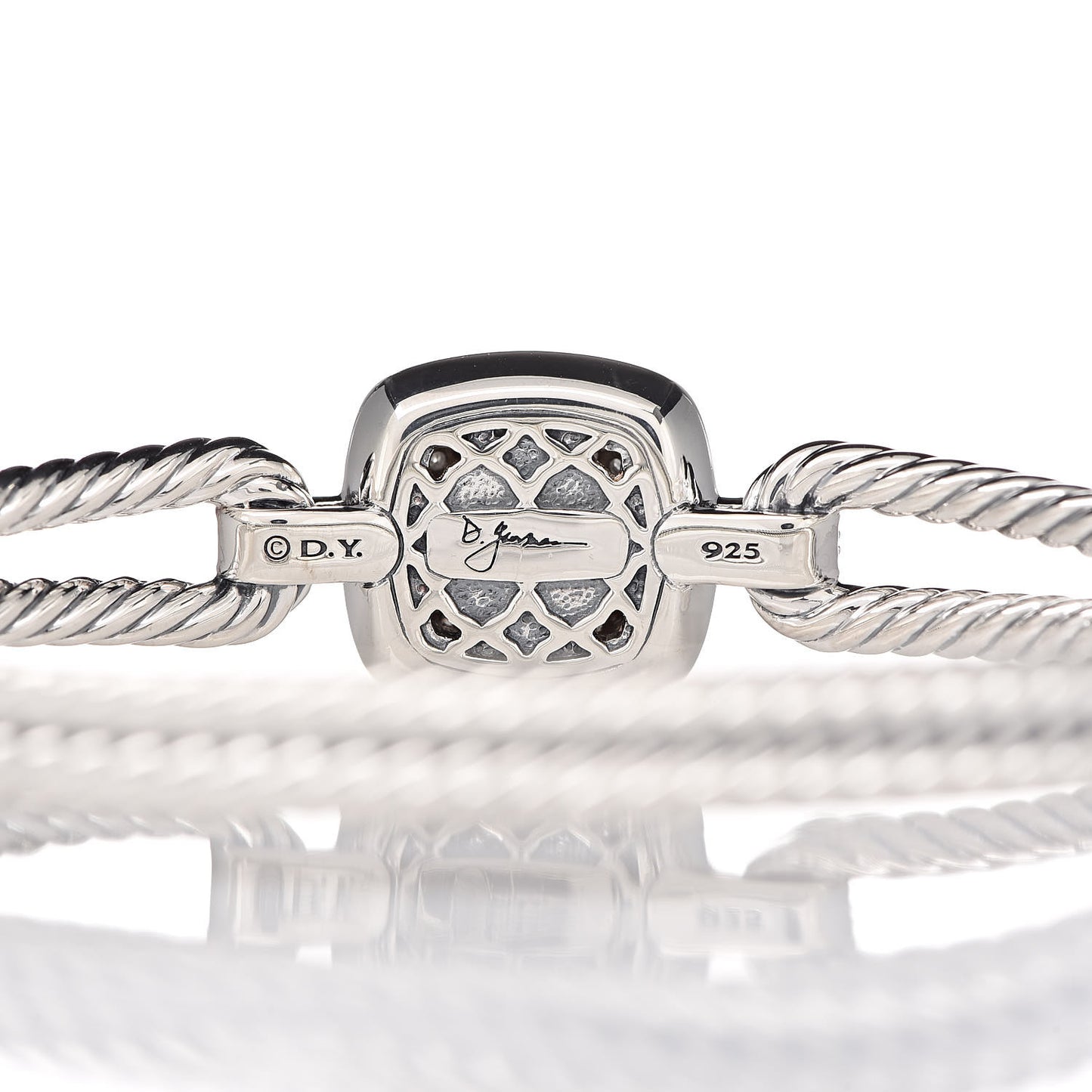 Sterling Silver Diamond Albion Cable Bracelet