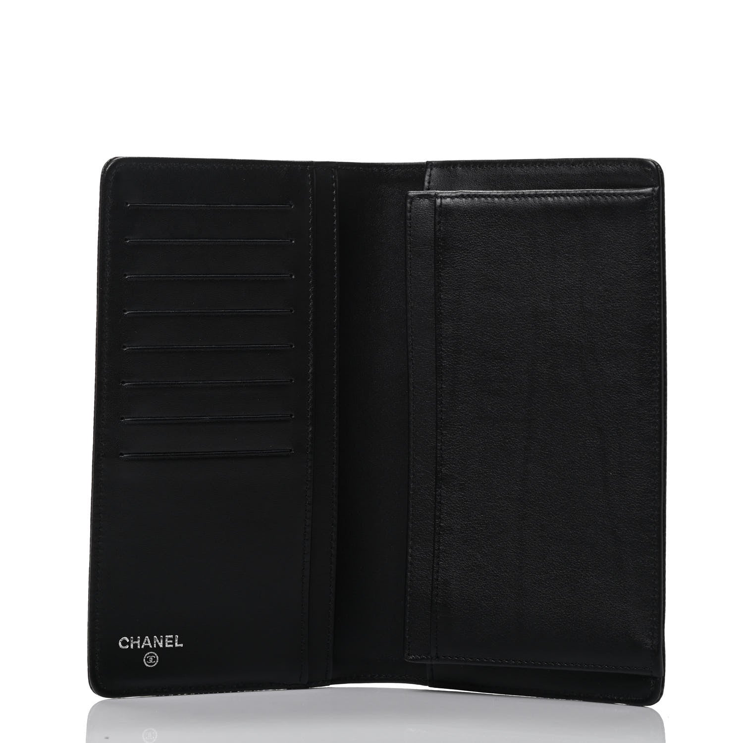 Chanel Caviar Timeless CC Yen Wallet Black 4 of 4