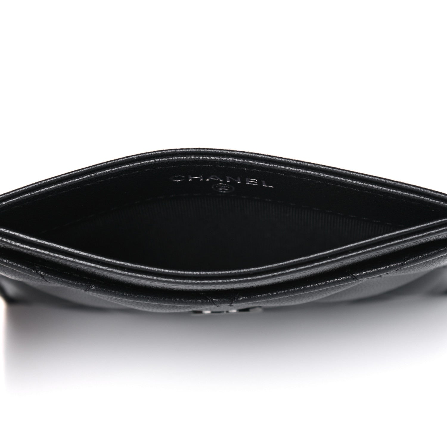 Chanel Lambskin Quilted Card Holder So Black 4 of 4