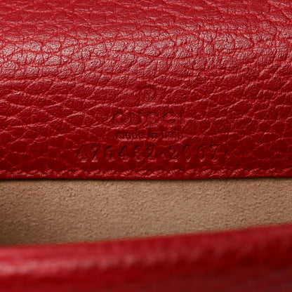 Gucci Calfskin Super Mini Dionysus Shoulder Bag Hibiscus Red 6 of 9