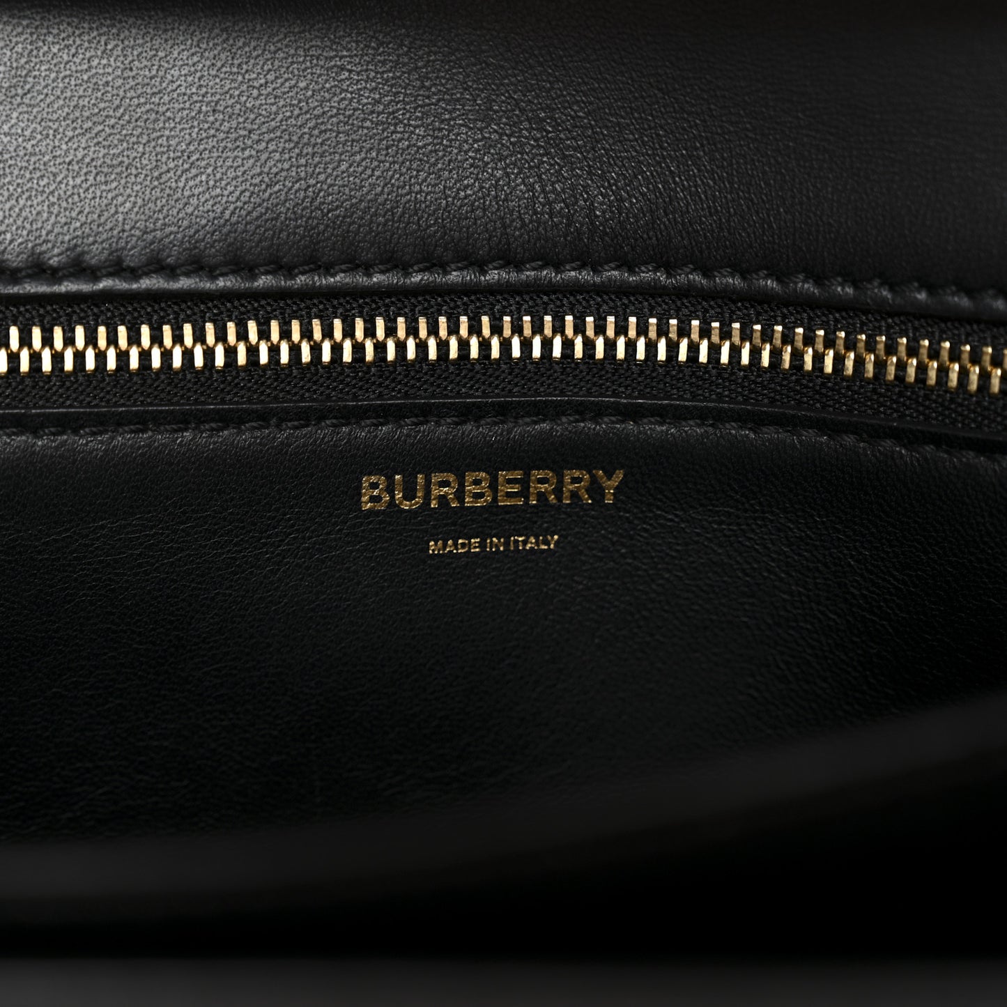 Grained Calfskin Small TB Bag Black