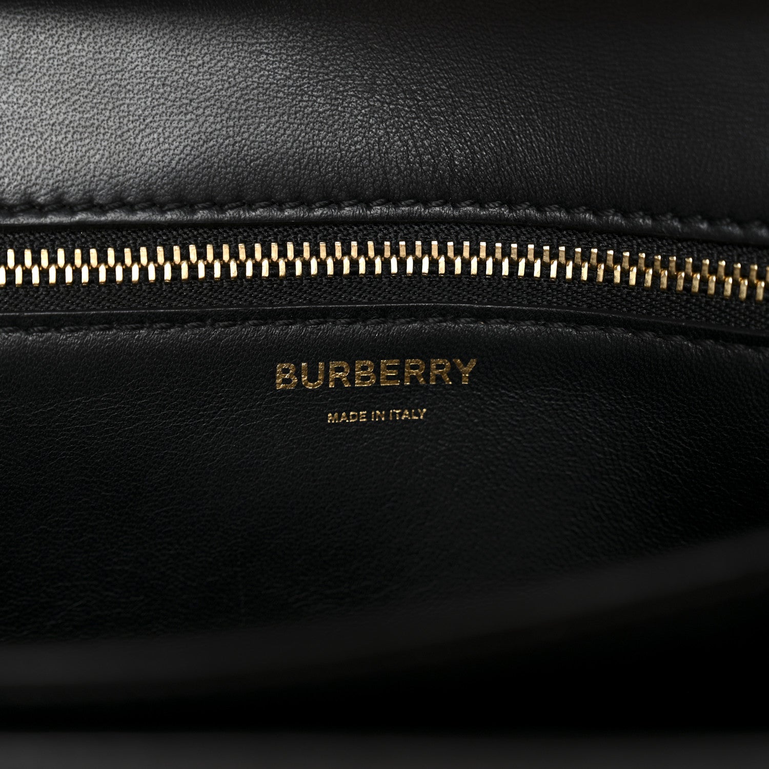 Burberry Grained Calfskin Small TB Bag Black 6 of 12