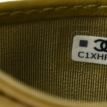 Chanel Lambskin Quilted Card Holder Light Green 8 of 9