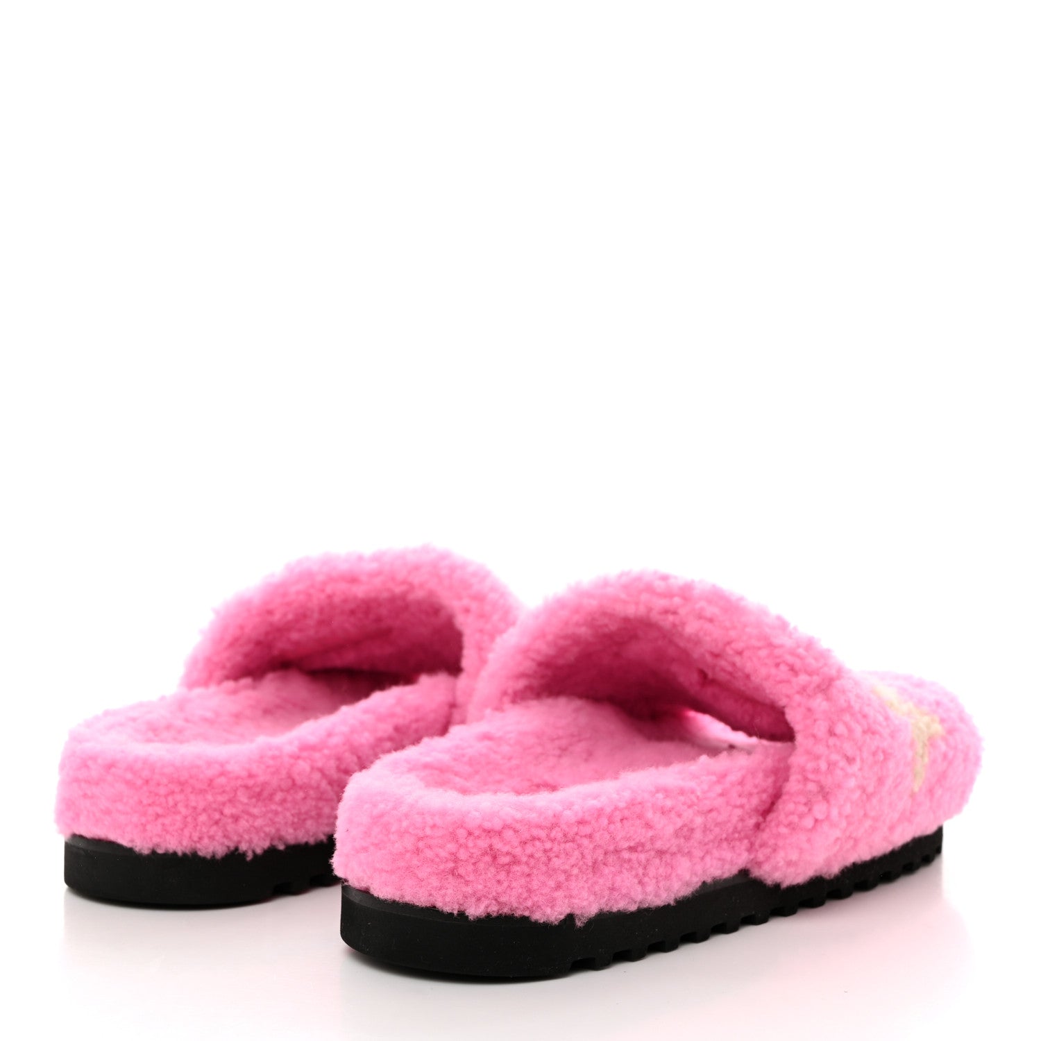 Louis Vuitton Shearling Paseo Flat Comfort Mule 40 Pink 4 of 9