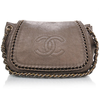 Chanel Luxe Ligne Flap Bag Bronze 1 of 13