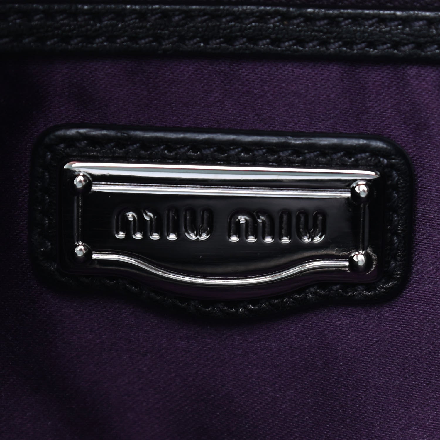 Miu Miu Nappa Large Patchwork Tote Amarena 6 of 13