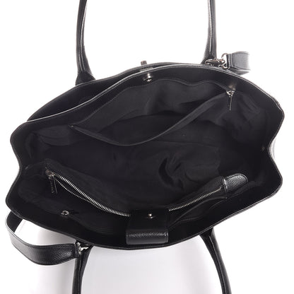 Chanel Calfskin Cerf Executive Shopper Tote Black 6 of 15