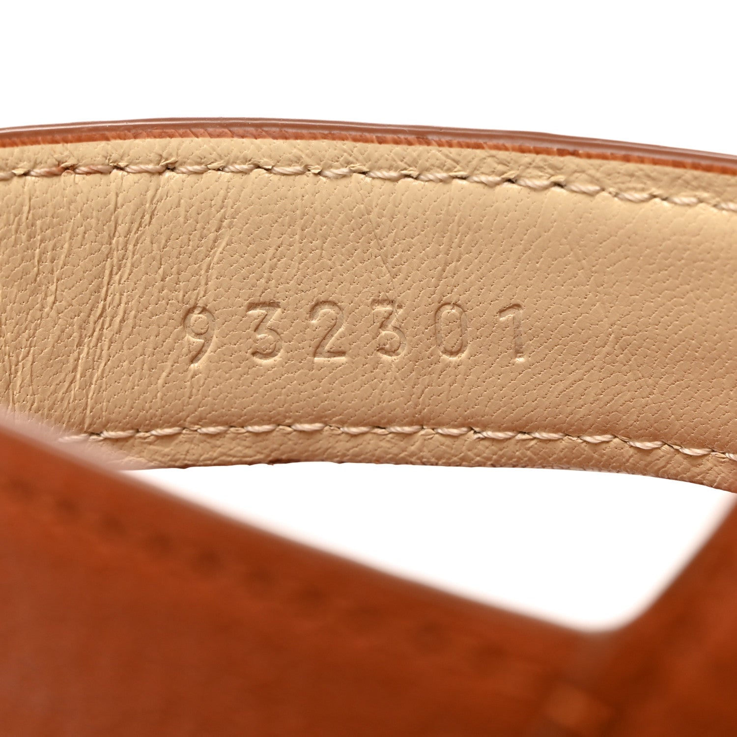 Loewe Calfskin Medallion Buckle Ease 90mm Flatform Sandal 36 Mahogany 7 of 9