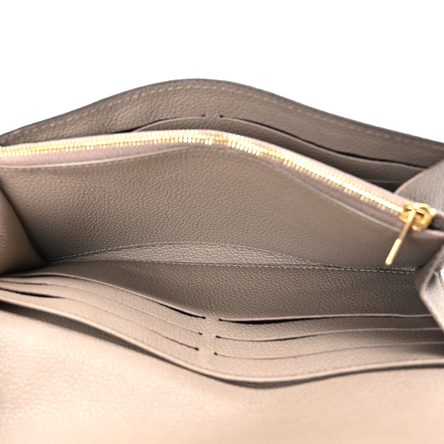 Empreinte Monogram Giant Sarah Wallet Tourterelle Creme